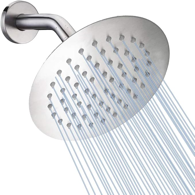 High Pressure Shower Head, 6 Inch Rain Showerhead, UltraThin Design