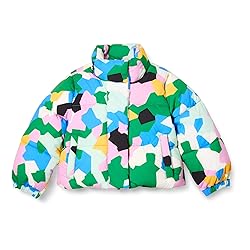 Amazon Essentials Girls' Cropped Full-Zip Puffer