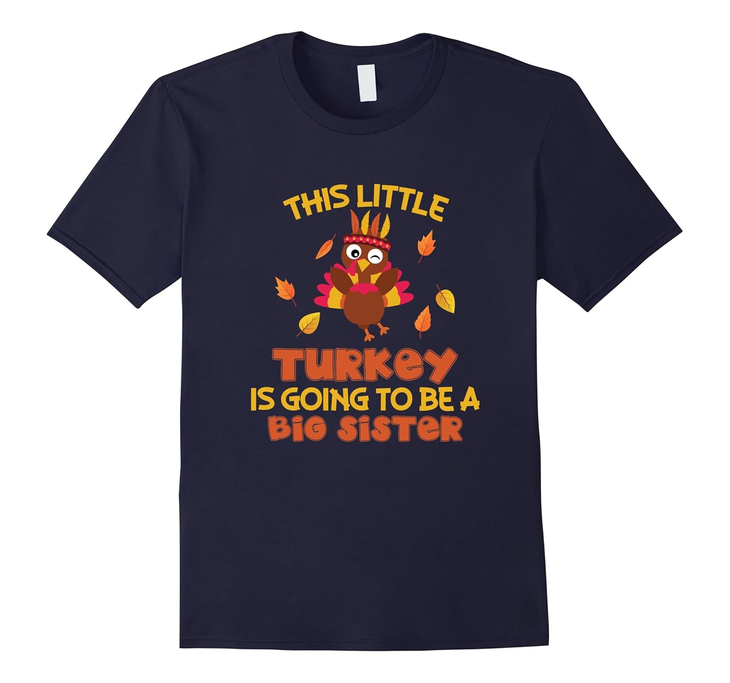 Thanksgiving Pregnancy Announcement Reveal T Shirt For Girls-ANZ