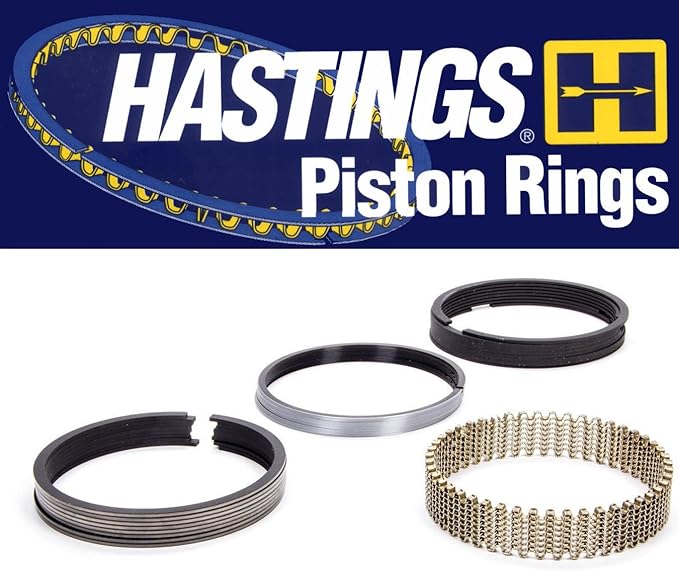 19962004 Chevy 350 5.7L & 364 6.0L Hastings Moly Piston Rings.. 1.5