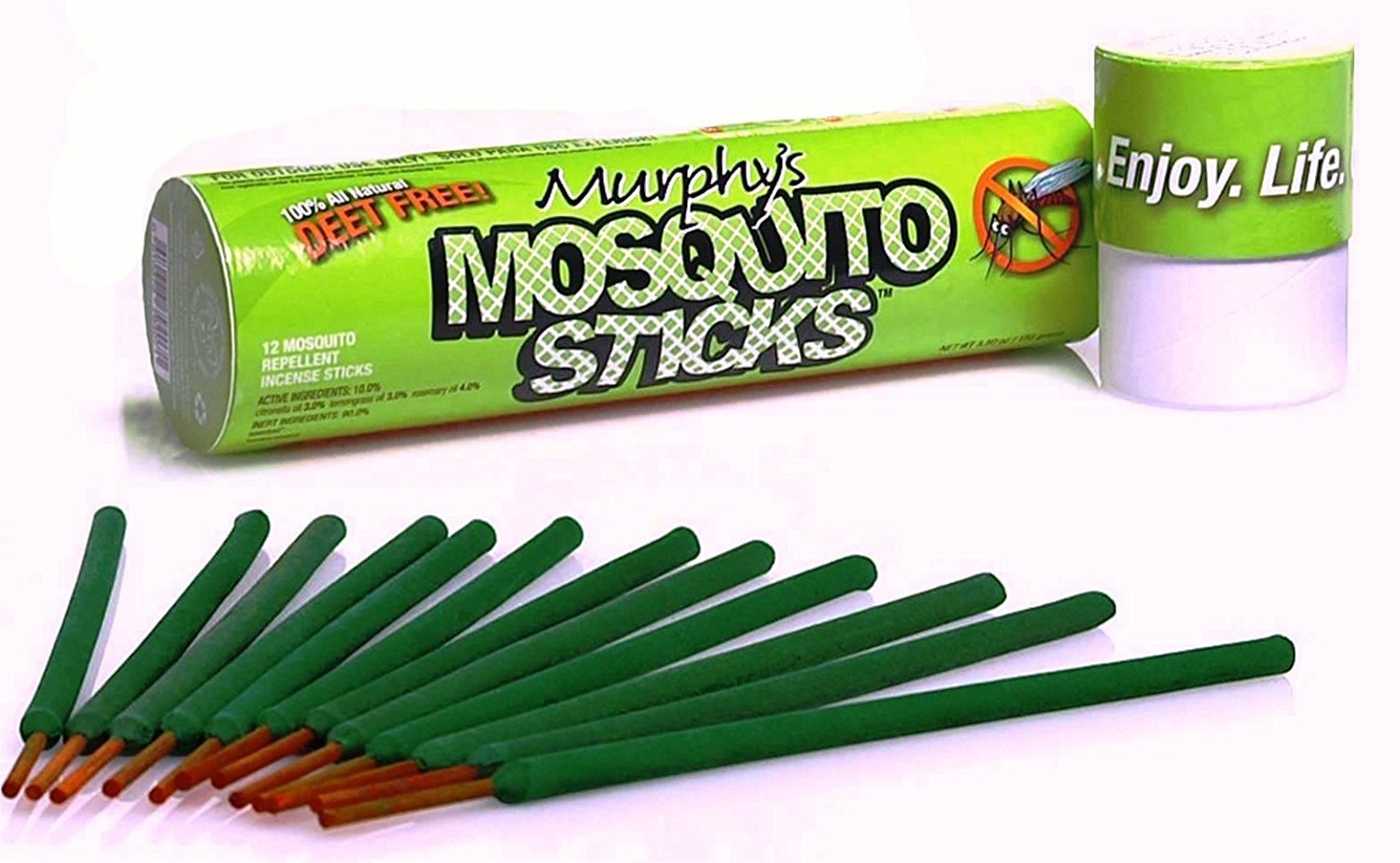 Mosquito Repellent Incense Stick DEET Free Natural 12 Sticks Pack