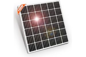 DOKIO 150 Watt 18 Volt Monocrystalline Solar Panel High Efficiency Module Sturdy RV Marine Boat Off Grid