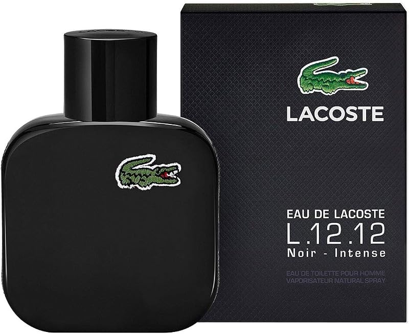 Lacoste Eau de Lacoste L.12.12 Noir Eau de Toilette 50ml Spray for Men Woody