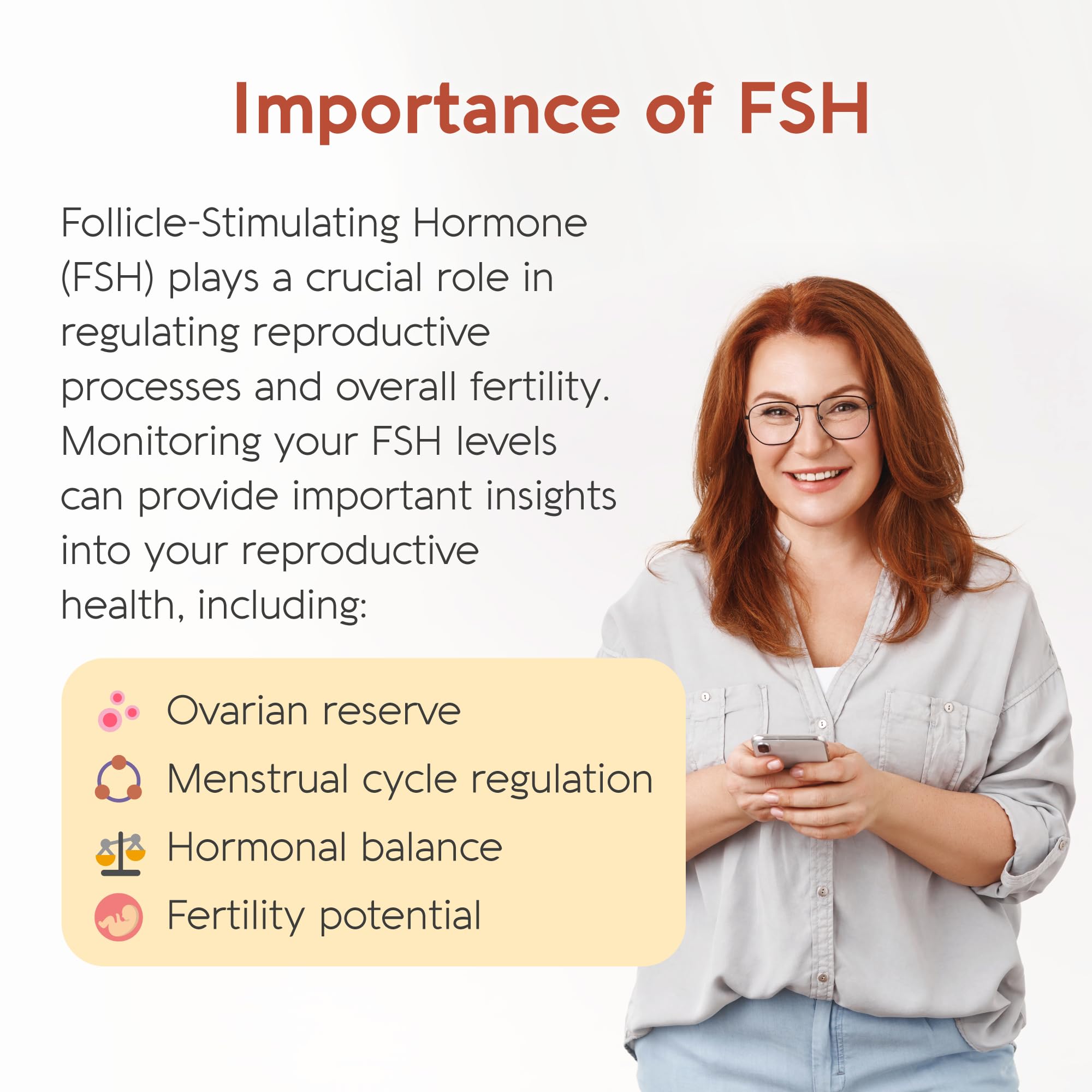 Vivoo Fertility Test, Monitor Your Ovarian Reserve at-Home, Scan & Track Your Results with Vivoo App, Individually Wrapped 10 Fsh Test Strips and 10 Urine Collector
