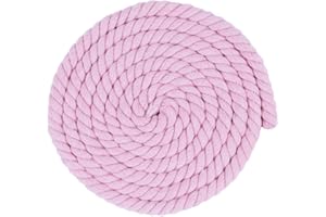 West Coast Paracord Twisted 3 Strand Natural Cotton Rope Artisan Cord – 1/4, 1/2, 5/8, 3/4 and 1 Inch Diameters – 10, 25, 50, 100 Feet