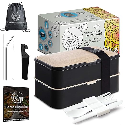 Bento lunch box Tupper Hermético para Niños y Adultos con ...