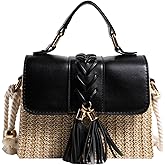 OWGSEE Straw Crossbody Bags for Women Summer Straw Clutch Bag Woven Beach Purse Vacation Handbags | Straw, Summer, Woven, Beach Purse, Vacation, Straw, Summer, Woven, Beach Purse, Vacation