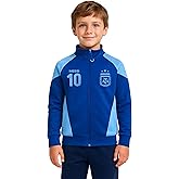 Icon Sports Officially Licensed Argentine Football Association Lionel Messi Track Jacket - Unisex Kids