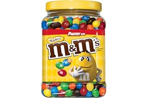 STORE - 383 M&M'S Peanut Chocolate Candy Pantry Size Plastic Jar 62 oz. (pack of 3) A1