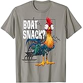 Disney Moana HEI HEI Boat Snack Vintage Style Poster T-Shirt