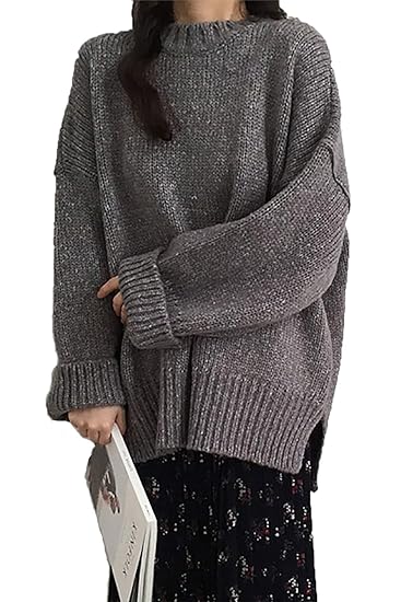 Amazon Co Jp セーター レディース クルーネック ニット クルー