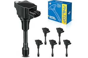 PHILTOP UF617 Ignition Coil Packs Fits for Nissan 2009-2020 370Z, INFINITI 2008-2013 G37, 2014-2015 Q50 3.7L, 2014-2017 QX50, 2011-2013 M37, 2015-2017 QX70, 2014-2019 Q70 3.7L, 2014-2015 Q60