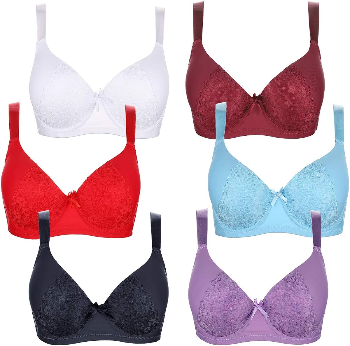 W L INTIMATES Bra Plus Size Bras for Women Women's Underwire Bra Sets