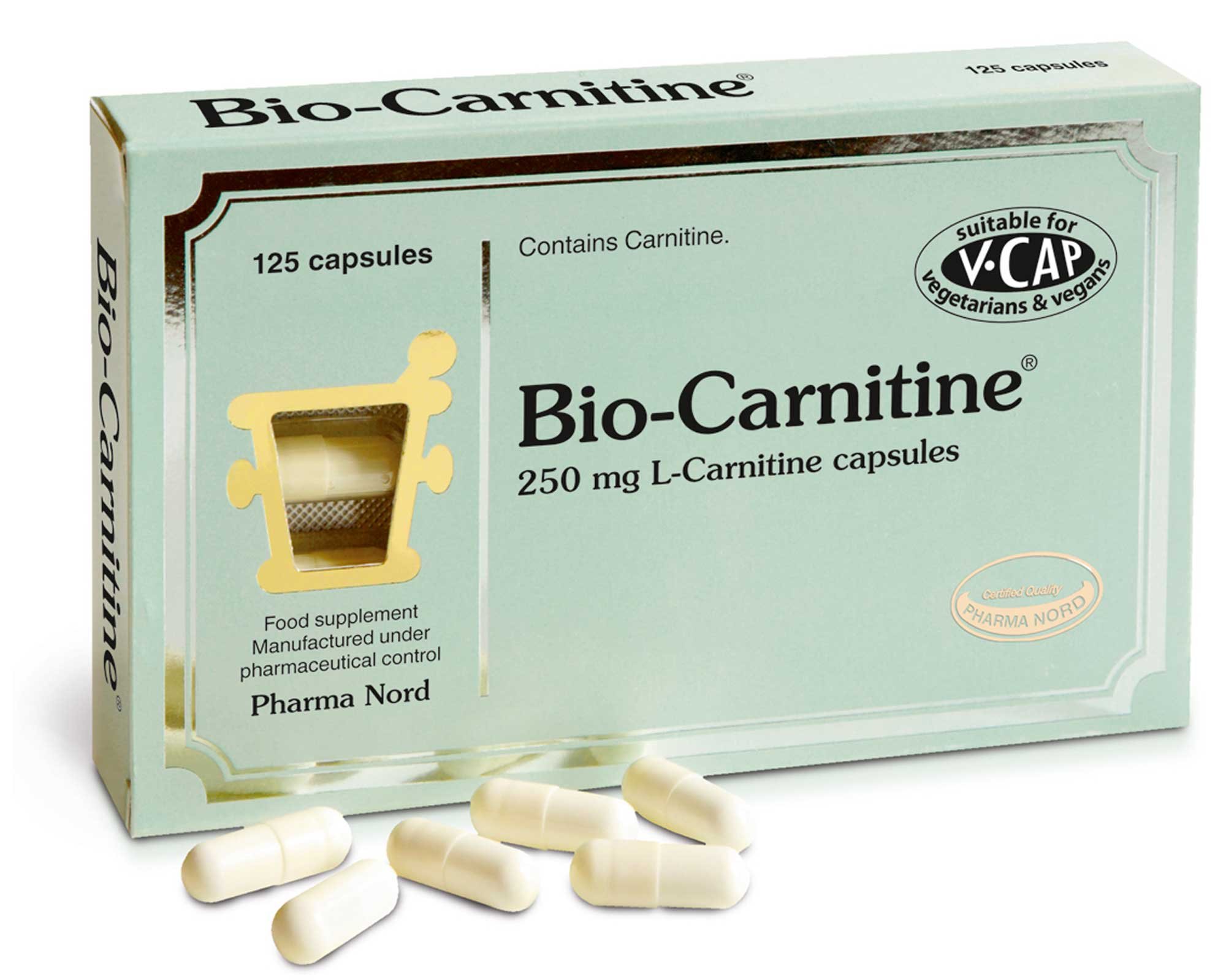 Pharma Nord Bio-Carnitine 250mg 125 Capsules