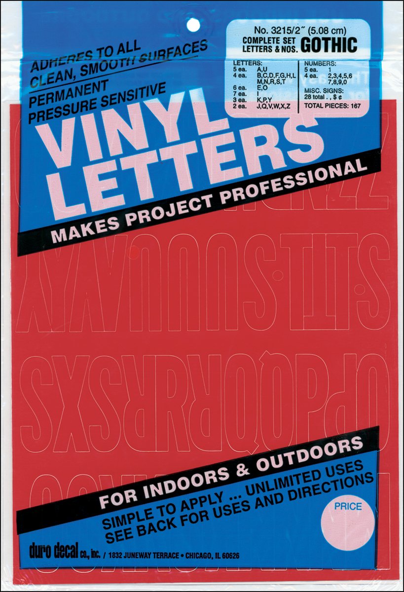 Official Quality Duro Decal Permanent Adhesive Vinyl Letters Numbers 2 Gothic Black At Cheap Www Libreriadelledonne It