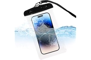 Jubilofex Waterproof Phone Pouch for Cycling Smartphone | Transparent Touch Pouch with Lanyard for Swimming, Rafting, Boating