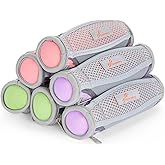 Sportneer Hand Weights for Women, Walking Weights Set 6pcs (1lb, 2lb, 3lb Each) Soft Dumbbells with Hand Strap for Home Workout, Running, Physical Therapy, Aerobics