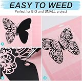 VINYL FROG Black Matte Permanent Vinyl 12"x30ft PET Backing Roll view 2
