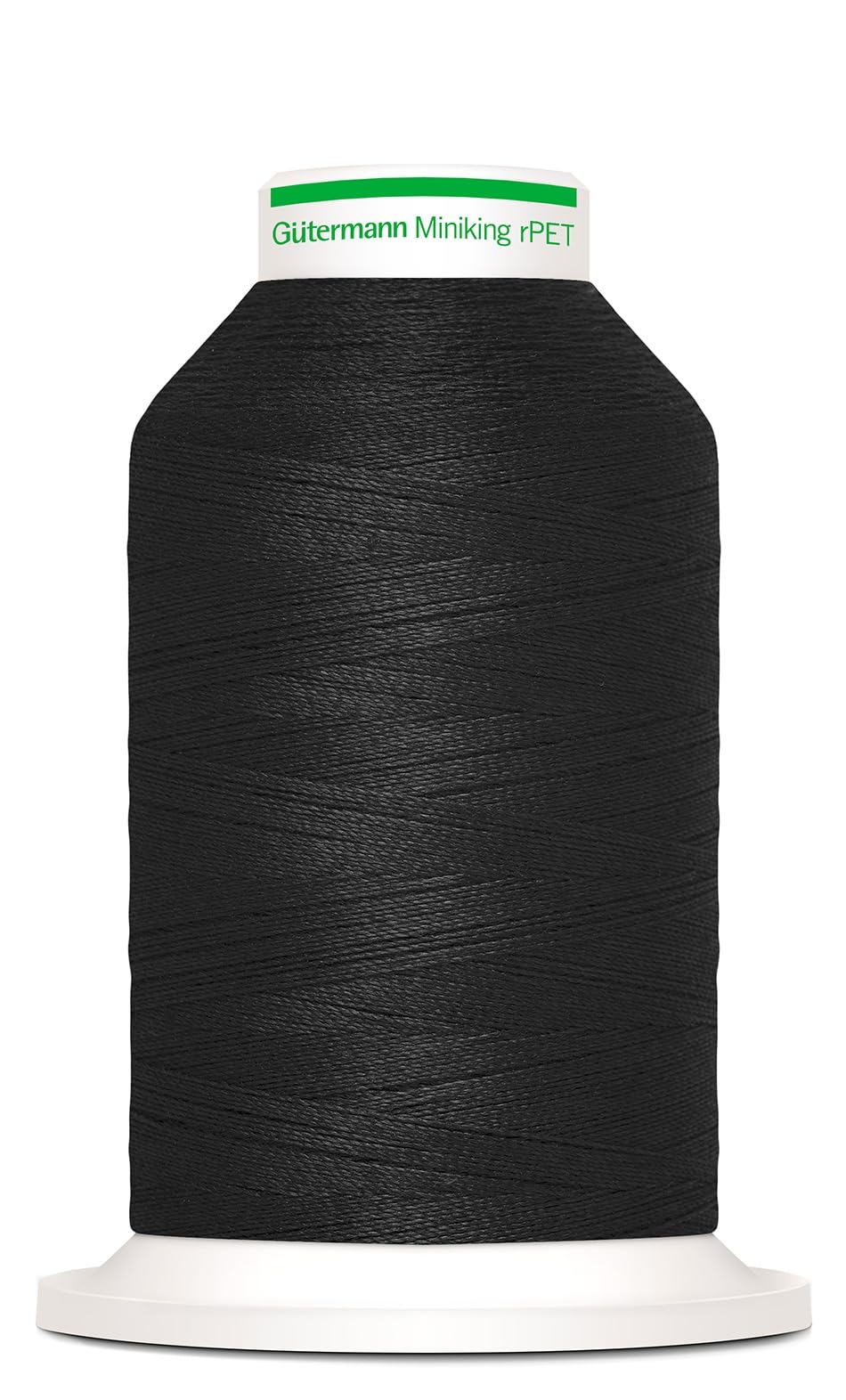 Miniking 1000 m Recycled Thread, Black