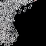 Siqian Loom Bands S Clips 240Pcs Clear Rubber Band Connectors Refill Kit view 1