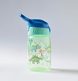 Nuby Incredible Gulp Water Bottle 360ml No Spill 2-Pack Jurassic view 3