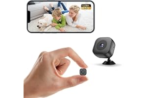 ZONGBI Mini Camera,4K WiFi Security Wireless Camera,Nanny Cam, Real Time Monitoring with App SD Card Storage Portable Camera for Surveillance