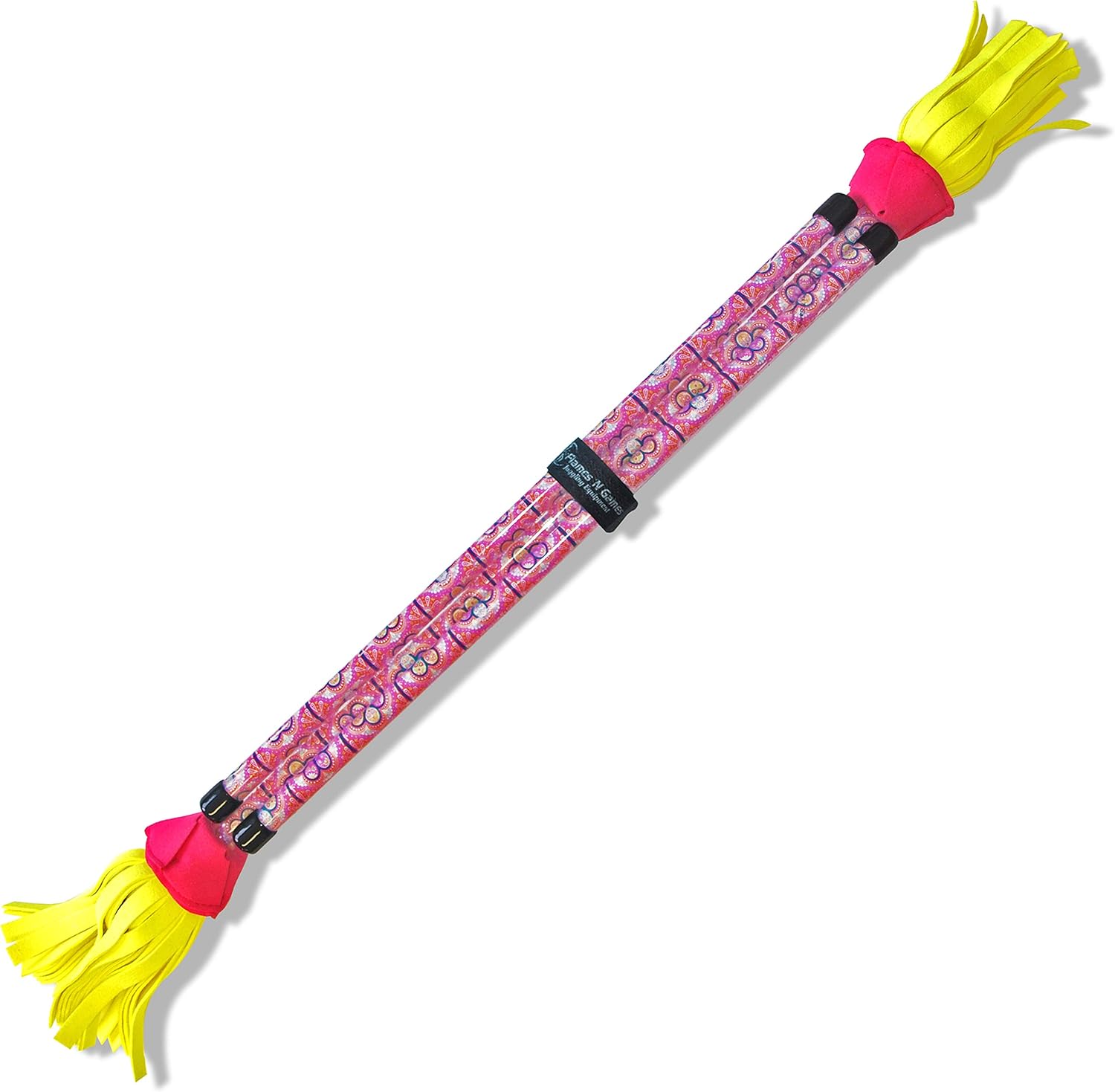 Flower Stick Set - Art-Deco (5 Designs) + Silicone Matching Wooden Hand Sticks! Pro Flower Sticks for Kids & Adults! (Sugar Skulls) - Image 5