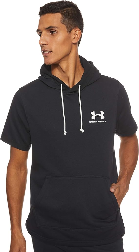 men's ua sportstyle short sleeve hoodie