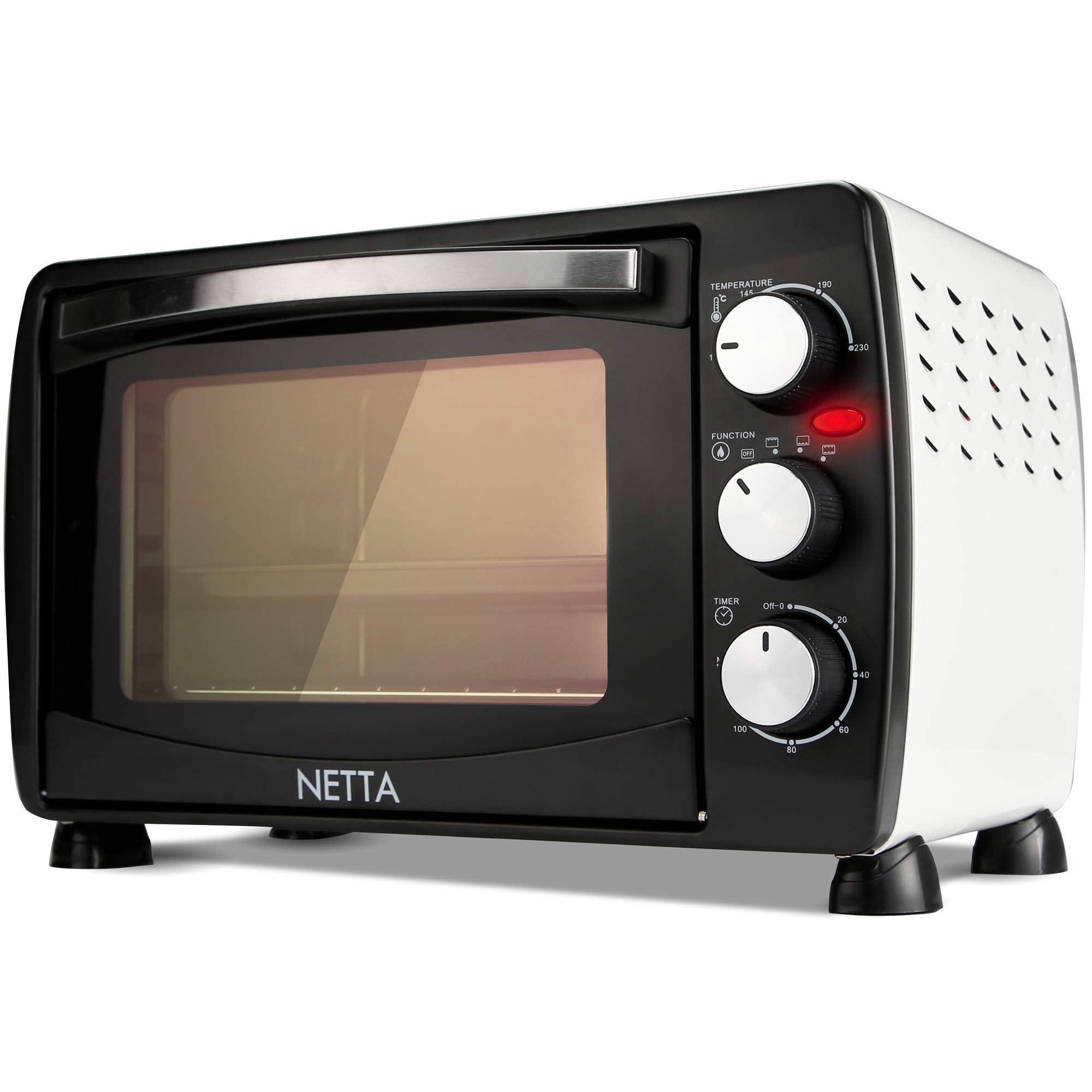 NETTA Mini Oven 18L Portable Electric Grill Multi Cooking Function