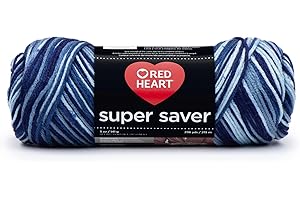 Red Heart Super Saver Economy Yarn, Shaded Dusk Print