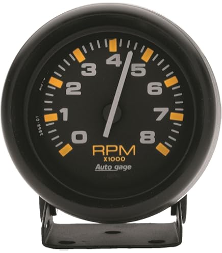 AUTO METER Autogage 2395: Öl-/Ampere-/Wasser-Anzeiger In Chrom – Voll Mechanisch, 6,5 Cm