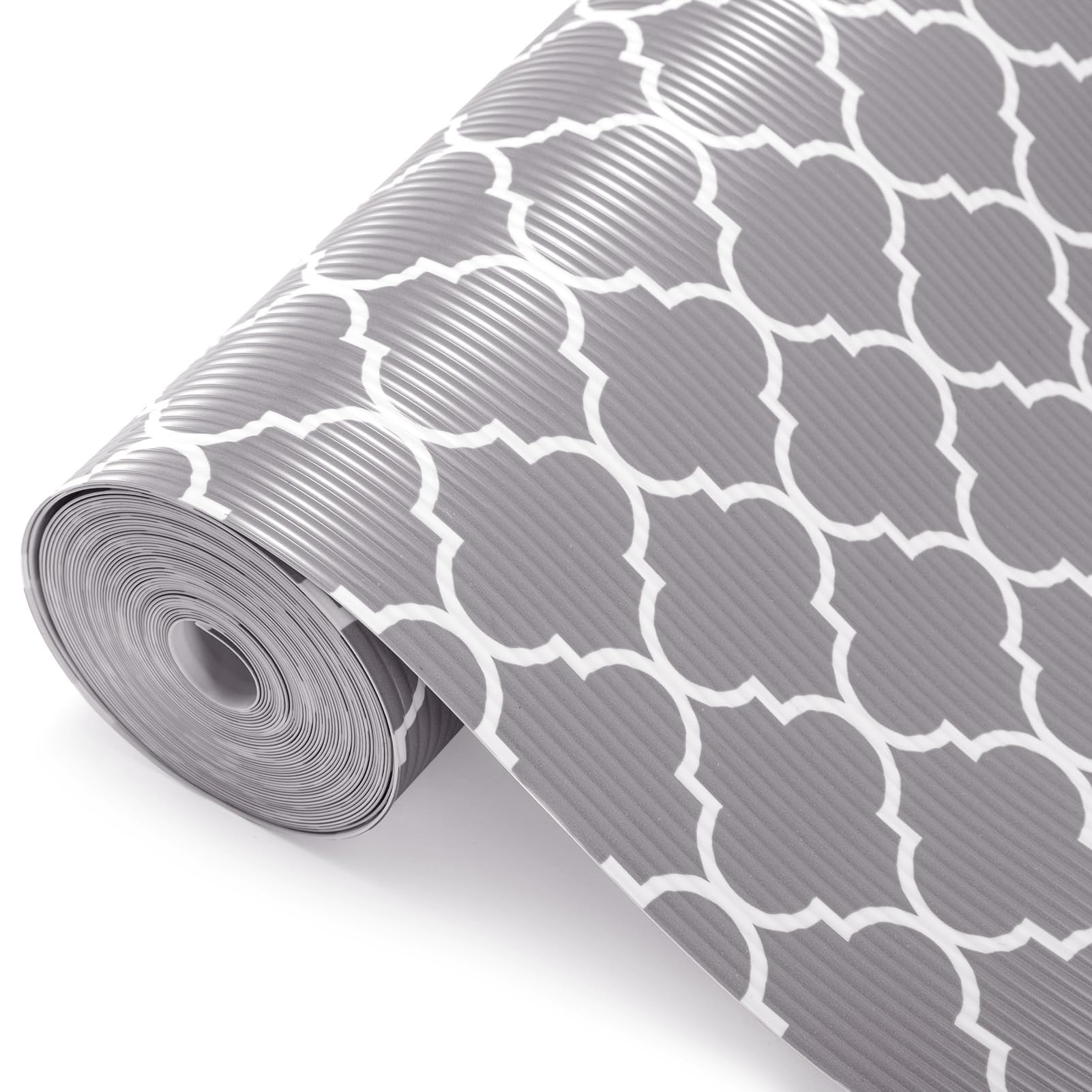 Glotoch 2 Rolls Non Adhesive Shelf Liners for Kitchen Cabinets, Waterproof Drawer Liners for Kitchen, Non Slip Cabinet Liners for Shelves/Dresser/Refrigerator/Bathroom, 17.5" x 30 FT, Gray Image Glotoch 2 Rolls Non Adhesive Shelf Liners for Kitchen Cabinets, Waterproof Drawer Liners for Kitchen, Non Slip Cabinet Liners for Shelves/Dresser/Refrigerator/Bathroom, 17.5" x 30 FT, Gray Image