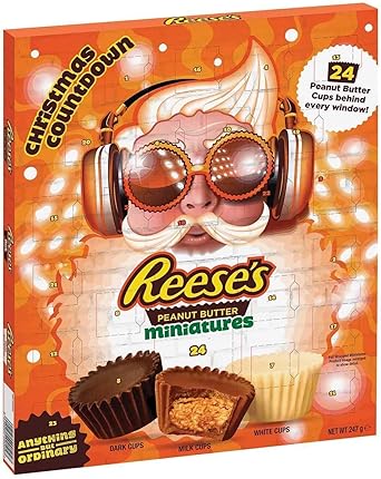 Reeses Adventskalender 2020 Reese S Pieces Peanut Butter Erdnussbutter Miniaturen Advent Aus Weisser Schokolade Dunkler Schokolade Und Milchschokolade 248 G Amazon De Lebensmittel Getranke