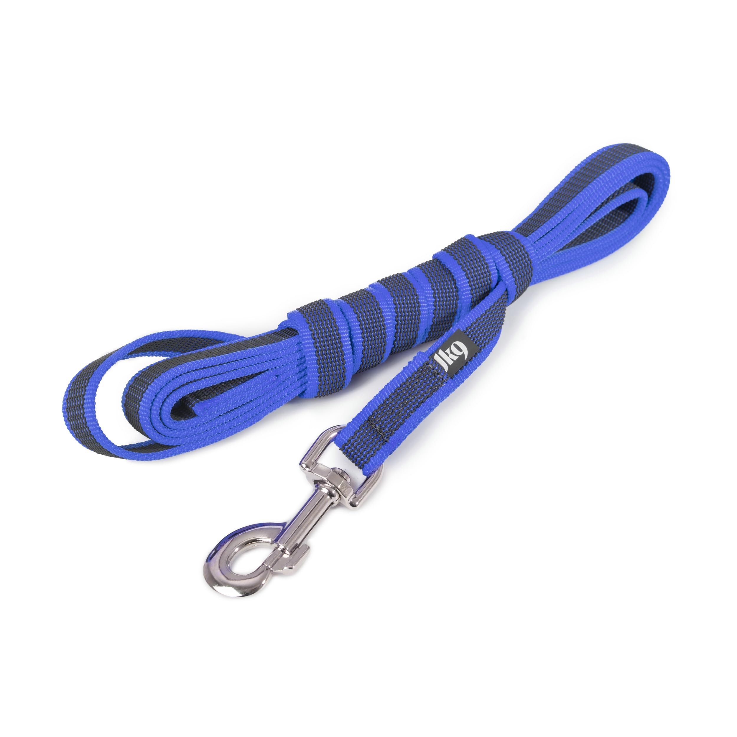Color & Gray Super-Grip Leash with Handle, 20 mm x 3 m, Blue-Gray