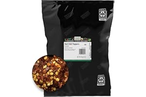 Frontier Co-op Red Chili Flakes, 1lb Bulk Bag - All-Natural Crushed Red Pepper Flakes - Ideal for Cooking, Seasoning & Spicing Up Your Meals, Kosher