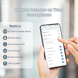 SITERWELL 2.4G WiFi Smoke Detector Carbon Monoxide