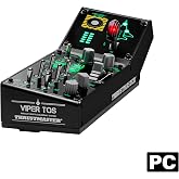 Thrustmaster Viper Backlit Metal Flight Sim Control Panel Add-On - PC | U.S. Air Force licensed, 43 programable buttons incl 11 virtual, trim wheel, landing gear lever, MODE &amp; PGRM selectors