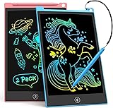TECJOE 2 Pack LCD Writing Tablet, 10 Inch Colorful