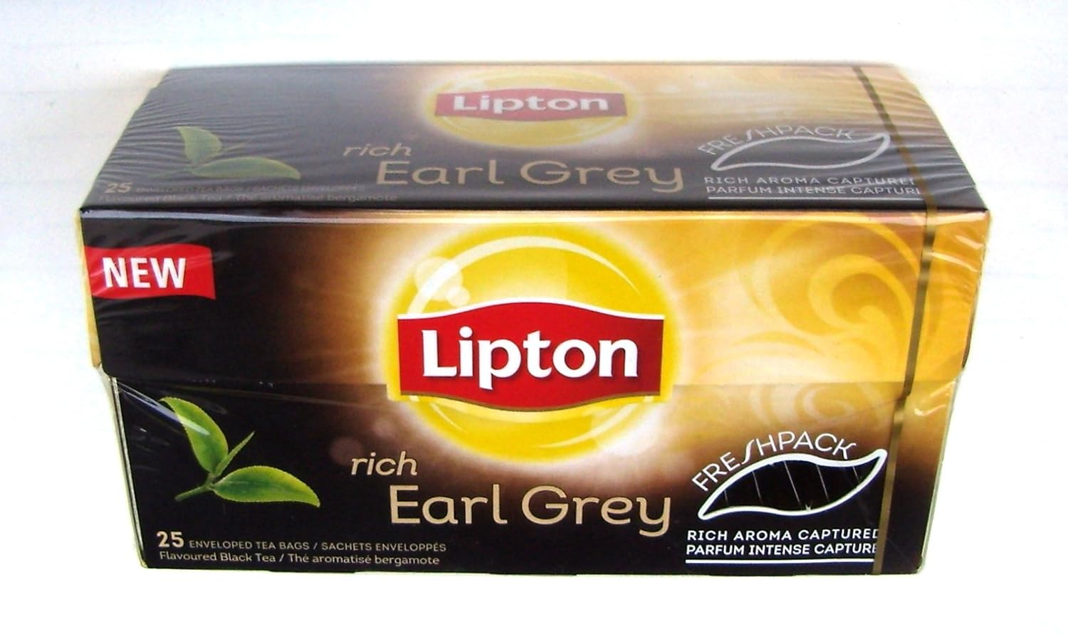 Lipton RICH EARL GREY 25 tea bags x (Pack 8 boxes