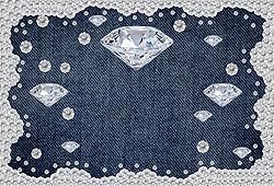 Yeele 6x4ft Diamond Denim Style Backdrop for