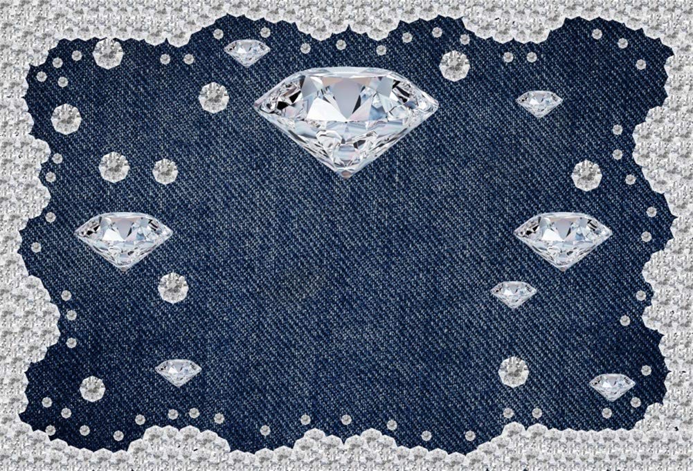 Yeele 6x4ft Diamond Denim Style Backdrop for