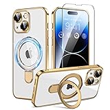 CAPRARO for iPhone 15 Case with Magnetic Stand