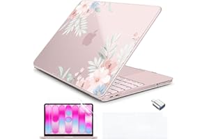 Batianda for MacBook Neo 13 Inch Case 2026 Release Model A3404, Abstract Art Ultra-Slim Hard Shell with Keyboard Cover, Scree