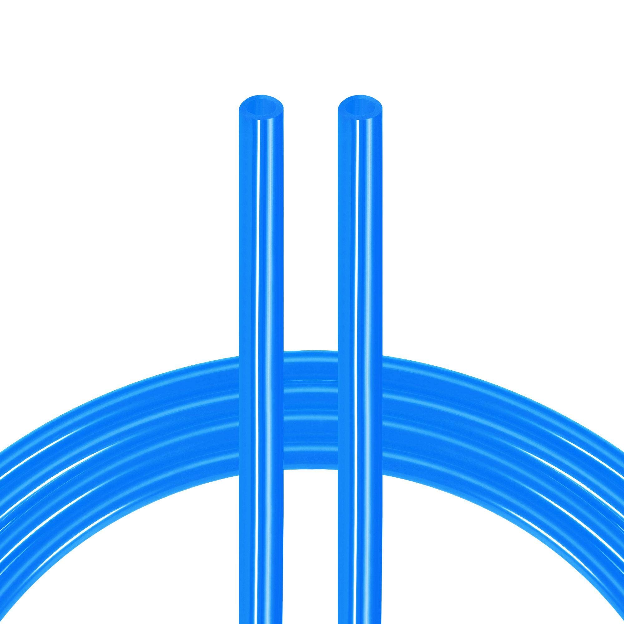 sourcing map Pneumatic Tubing, Air Compressor Tube Hose PU Air Line Hose 6.5mm ID x 10mm OD x 8m/26.2Ft Blue