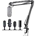 Mic Boom Arm for Razer Seiren V2 X Microphone - Adjustable Mic Arm Compatible with Razer Seiren V2 Pro, Seiren Mini and Seiren X, Mic Stand Great for Streaming, Gaming, Podcast by YOUSHARES