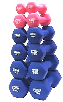 【クリックで詳細表示】SPEEDMARK ( 動画付 ) ダンベル ノンスリップ 2個セット 1kg 2kg 3kg 4kg 5kg 10kg 鉄アレイ