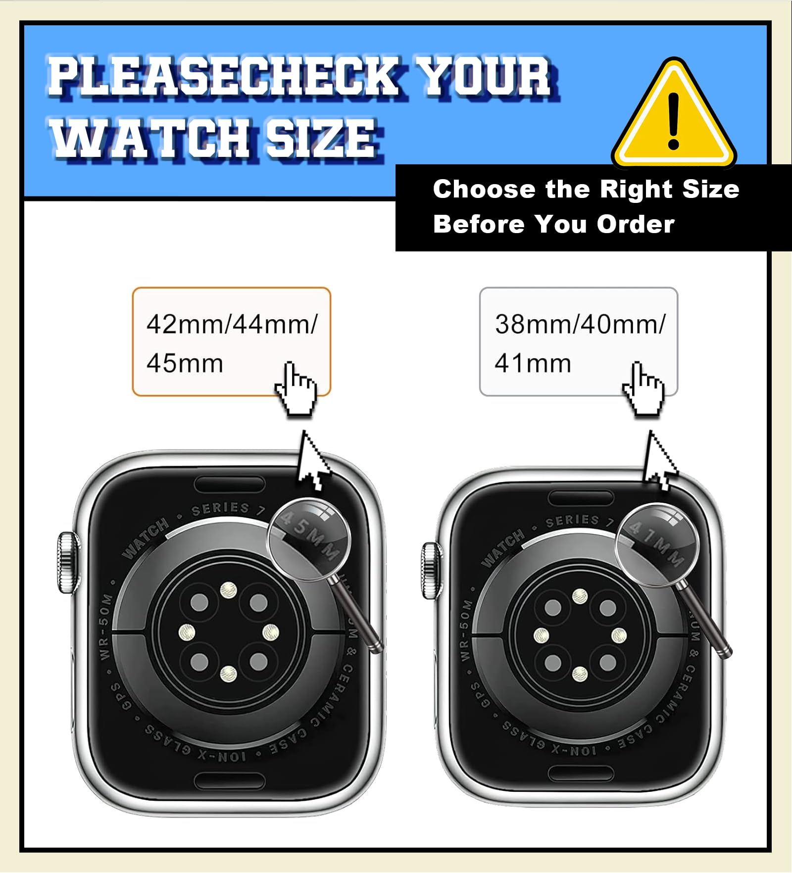 AOKOOR Metal Band Compatible with Apple Watch Band 49/46/45/44/42mm for Men and Women Tool-Free Quick-Adjust Stainless Steel Band for iWatch Ultra 2 SE Ultra Series 10 9 8 7 6 5 4 3 2 1 (Silver)