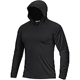 Boladeci Men's UPF 50+ Sun Protection Lightweight Hoodie Shirts Long Sleeve Fishing Shirt SPF UV Hiking Swim