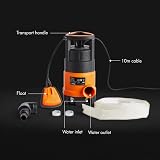 VonHaus Submersible Water Pump 400W 8m Hose Floating Switch 7500L/H view 5