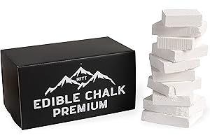 HITT Edible Chalk - Natural Edible Chalk for eating 1 kg (2.2 lb) - Zero Additives Organic Russian Edible Chalk Chunks ASMR Food Big Box